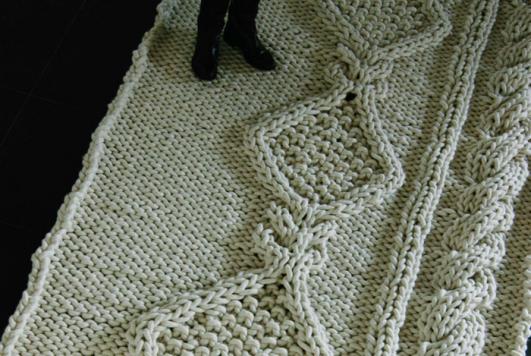 Aran Rug by Christien Meindertsma